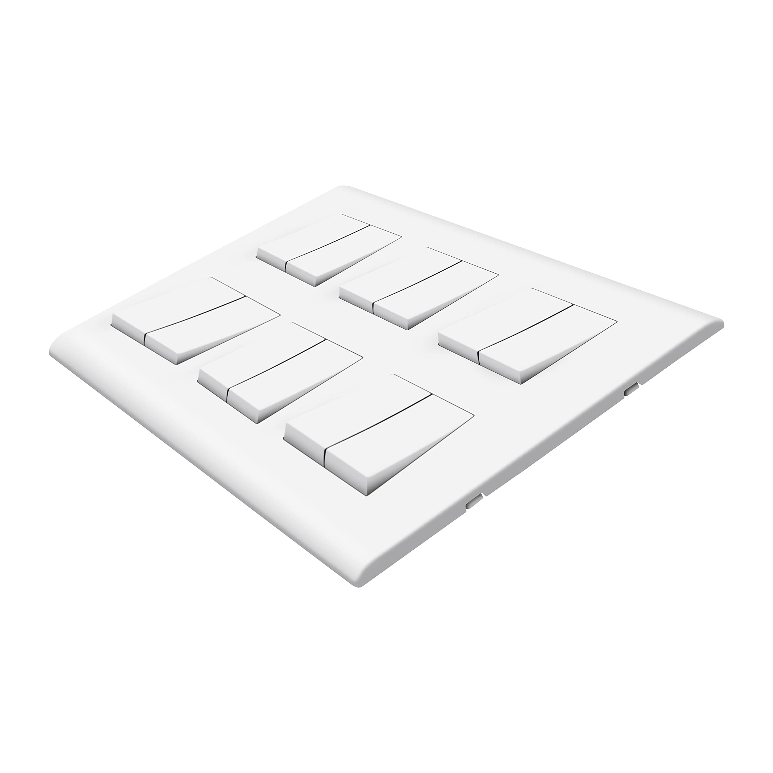 Wipro Northwest (Nowa) Switch Combo of 12M Plate + 6A Switch x12t